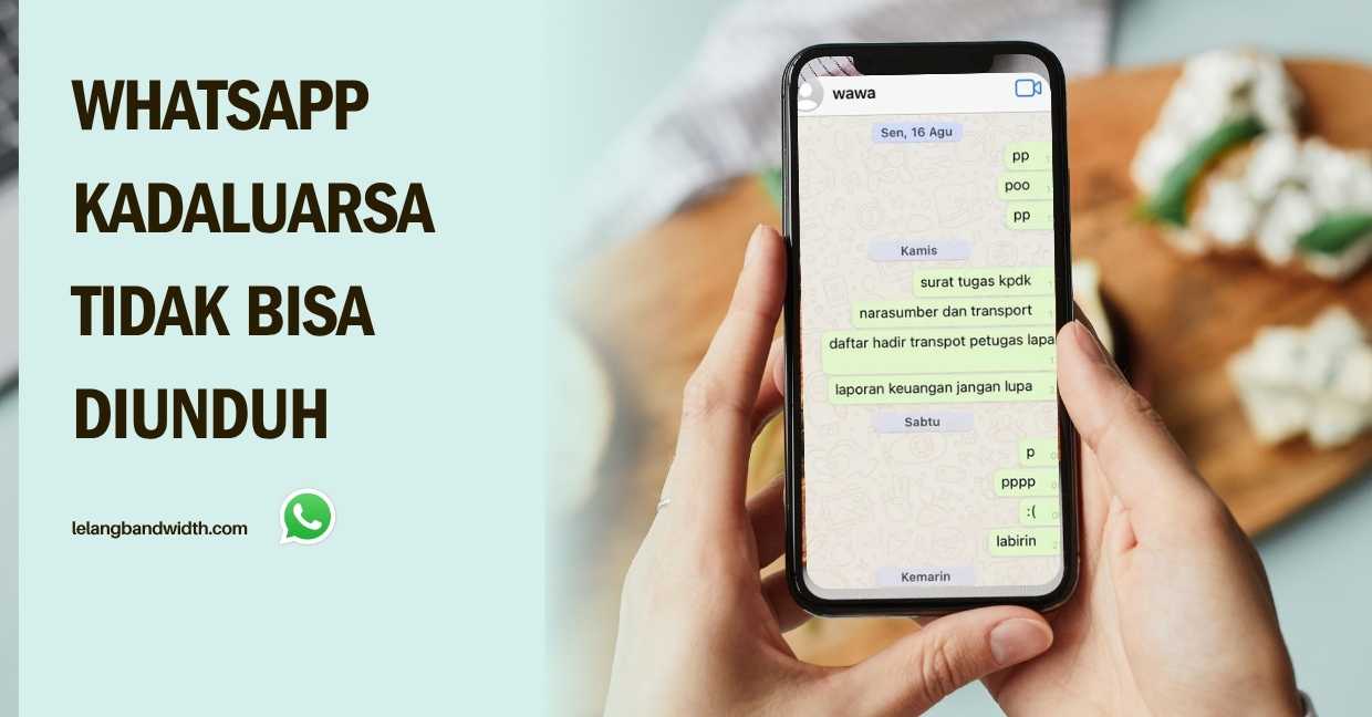 WhatsApp Kadaluarsa Tidak Bisa Diunduh