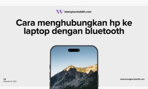 cara menghubungkan hp ke laptop dengan bluetooth