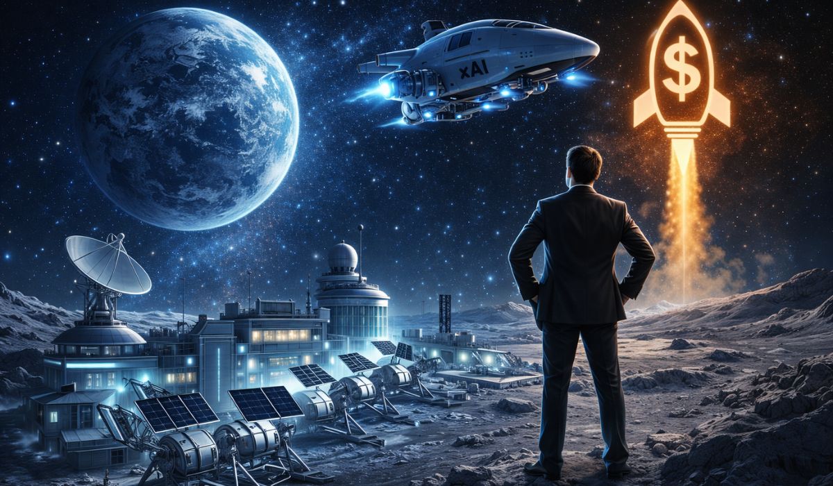 Elon Musk Usulkan Pabrik Satelit AI di Bulan untuk xAI di Tengah Isu IPO