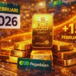 Harga Emas Antam di Pegadaian Naik Hari Ini 15 Februari 2026