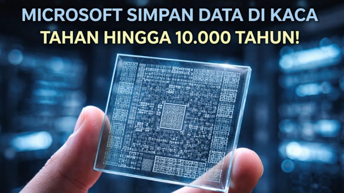 Microsoft Simpan Data di Kaca, Tahan Hingga 10.000 Tahun!